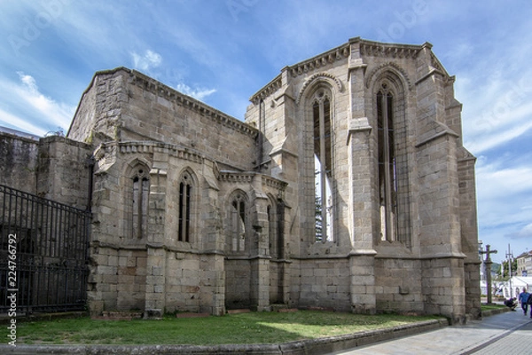 Obraz Ruinas del Convento de  Santo Domingo en Pontevedra