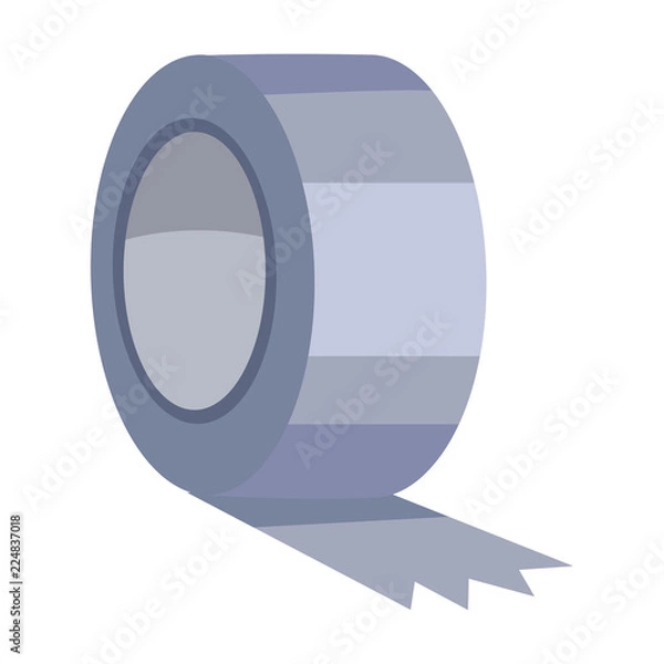 Fototapeta Cartoon vector insulating tape
