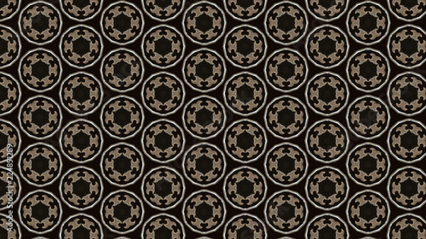 Fototapeta 金属系和風パターン / Metallic Pattern in Japanese Atmosphere