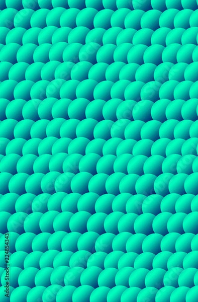 Obraz Fish scale pattern illustration, gradient, mermaid tale, skin. ,Wallpaper, background, backdrop.