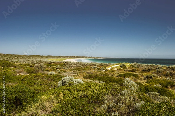Obraz Beach Landscape blue sky
