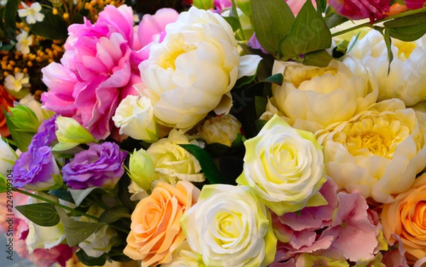 Obraz Kunstblumen Strauss