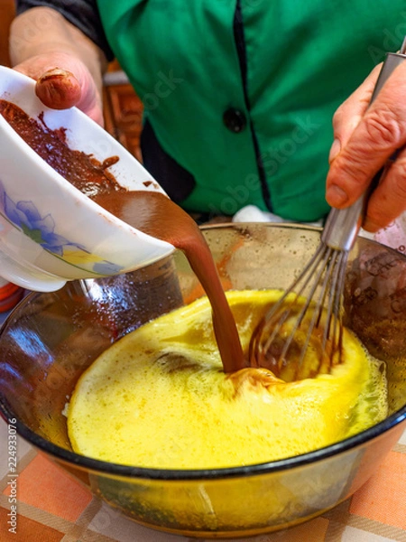 Fototapeta gotowanie włoskich deserów