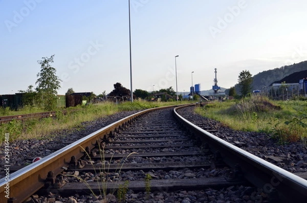 Obraz Gleise Hafen 67