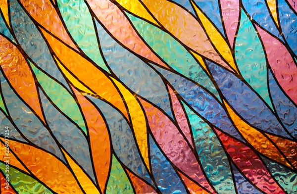 Obraz Glass color for the background.