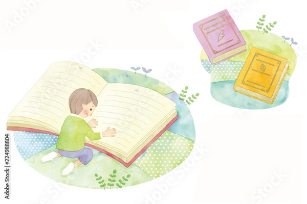 Fototapeta こどものイラスト