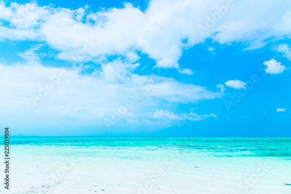 Obraz 竹富島エメラルドグリーンのビーチ