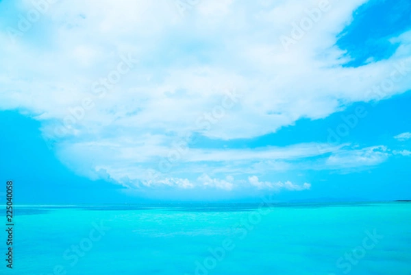 Obraz 竹富島エメラルドグリーンの海