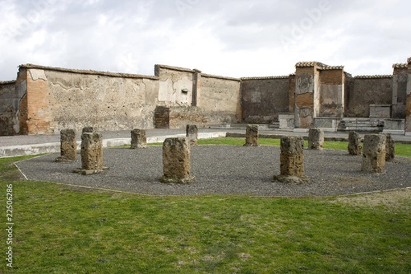 Obraz Macellum de Pompei, vue de l'intérieur