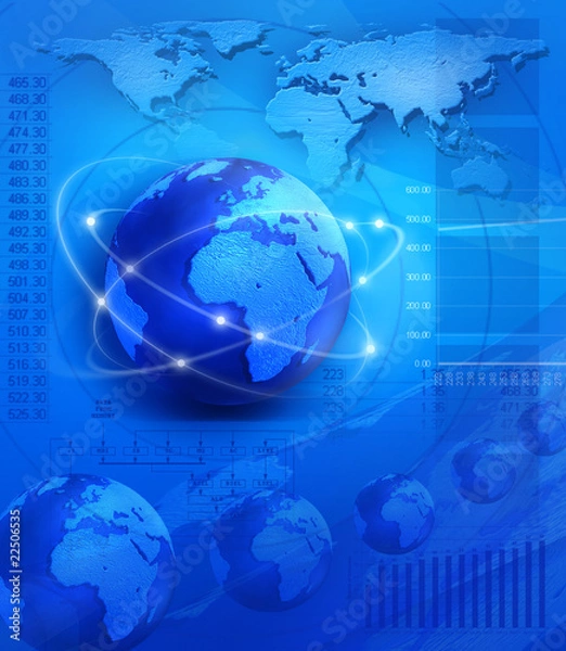 Obraz Global connection