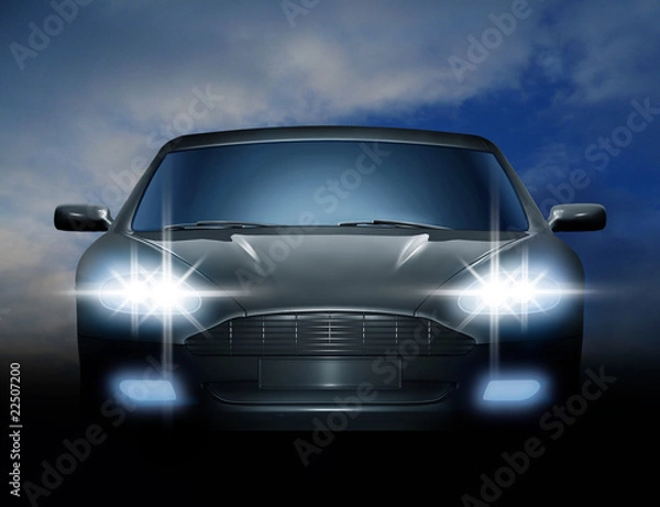 Obraz car lights