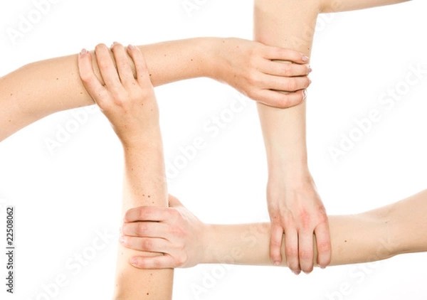 Obraz Interlocking hands