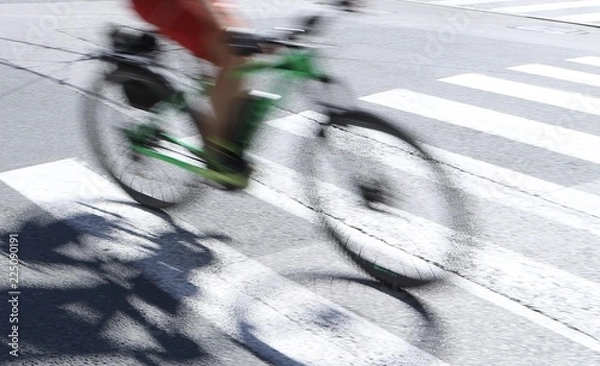 Fototapeta Radfahrer