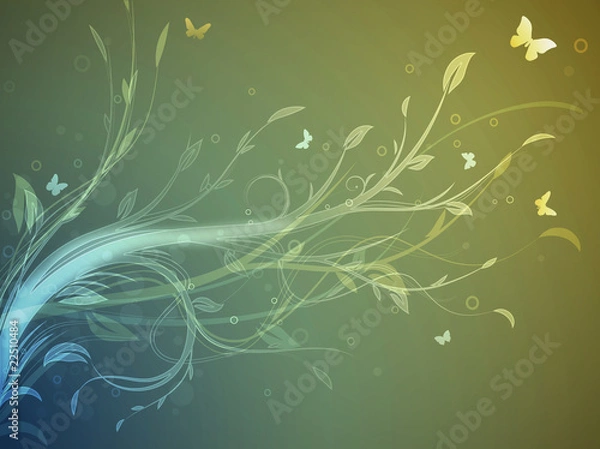 Obraz floral background