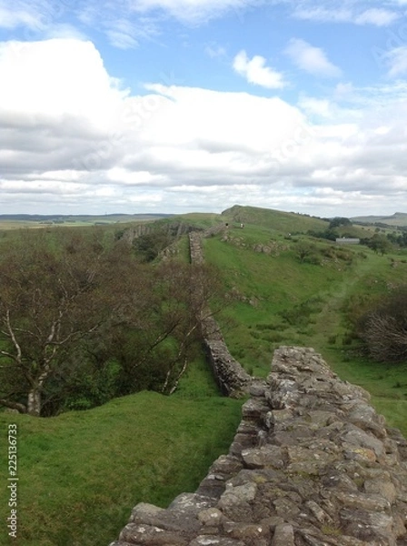 Obraz イギリス旅行　ハドリアヌス城壁　歴史探訪