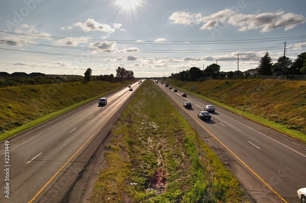 Obraz traffic in the sun