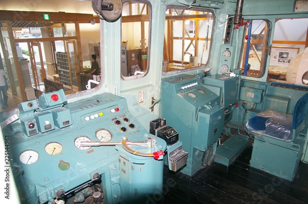 Obraz 新幹線0系の運転席