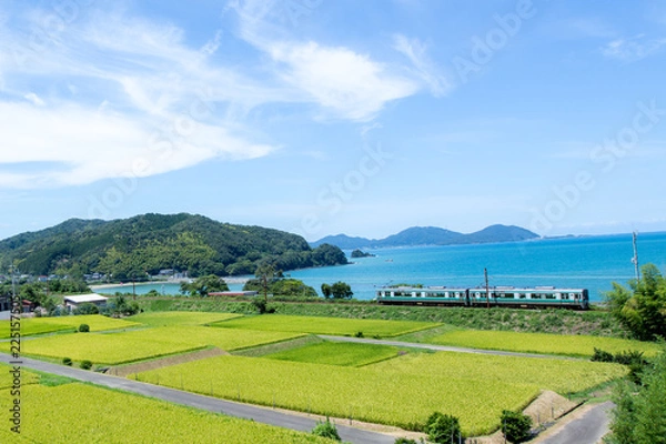 Obraz 福井の鉄道風景