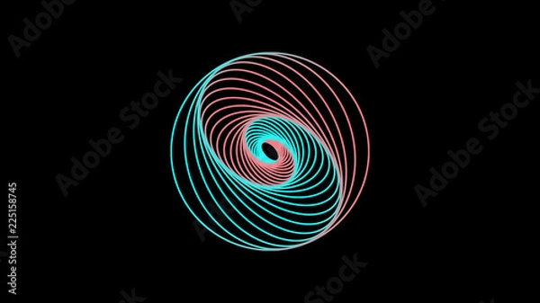 Fototapeta Spiral vector background 