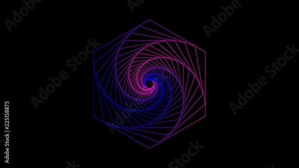 Fototapeta Spiral vector background 