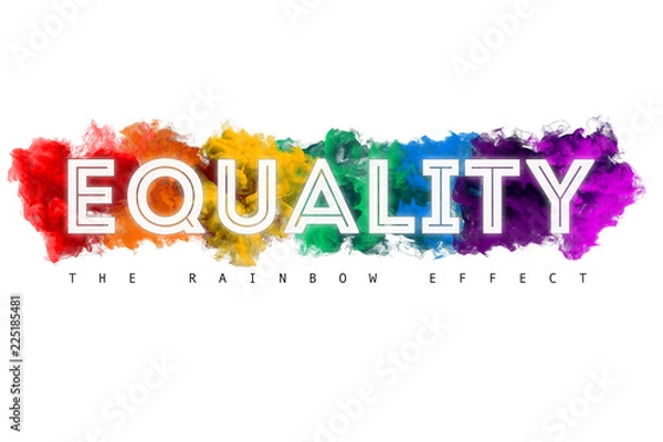 Obraz Equality rainbow