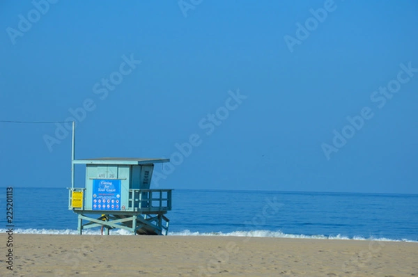 Obraz baywatch tower on the beach