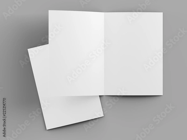 Obraz folded A4 brochure