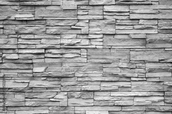 Obraz Stones texture black and white