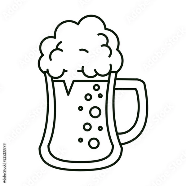 Fototapeta Cold beer cup