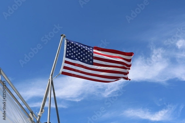 Obraz American Flag in the Sky