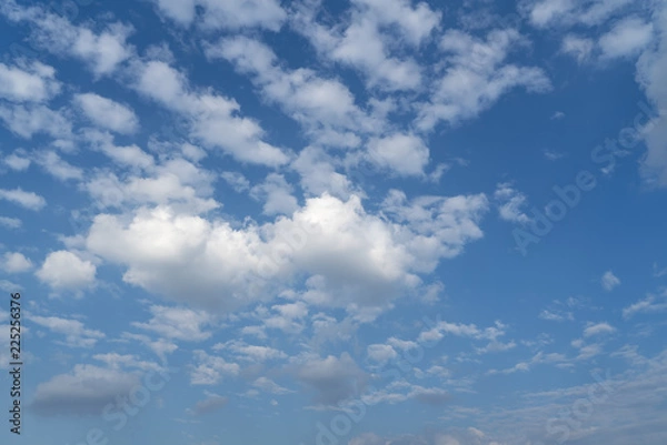 Obraz The blue sky and white clouds..