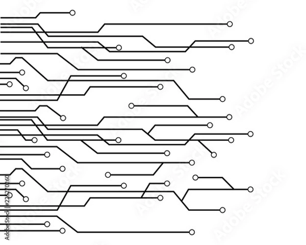 Fototapeta circuit board vector