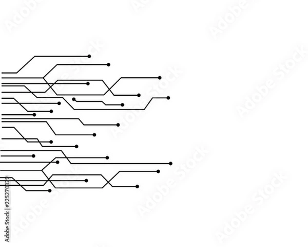 Fototapeta circuit board vector