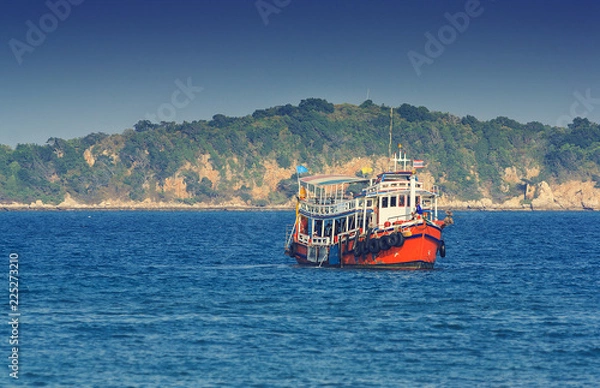 Obraz Fishing boat in the sea