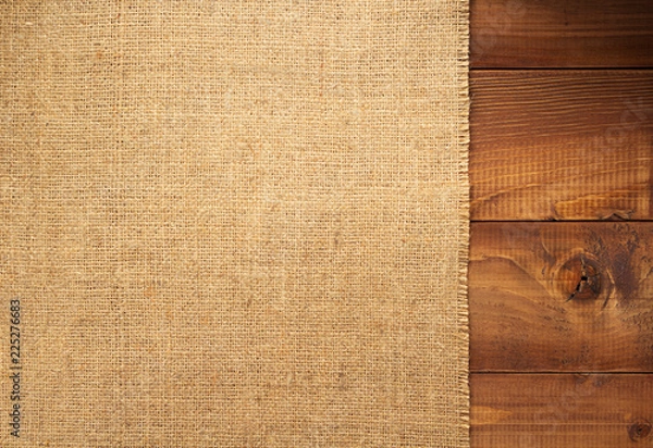 Obraz burlap hessian sacking backdrop
