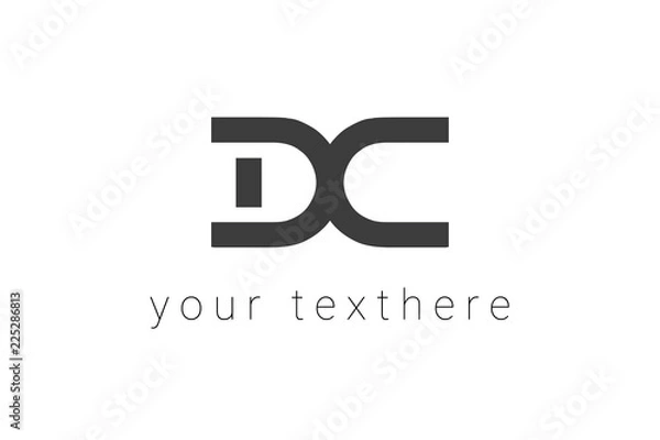 Fototapeta DC logo