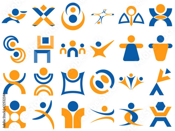 Obraz Human Logo Design Elements