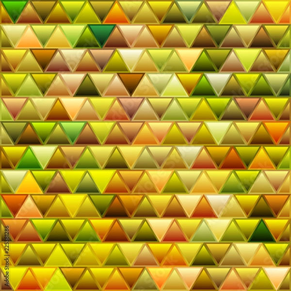 Obraz abstract vector stained-glass triangle mosaic background