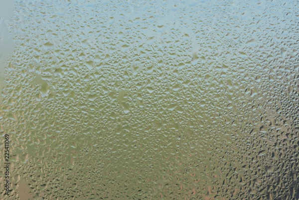 Fototapeta wet window glass