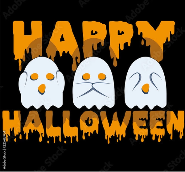 Obraz Ghost Emoji Set