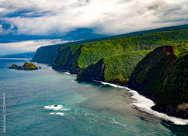 Fototapeta Pololu Lookout Big Island Hawaii North side Kona Kailua Hawai’i