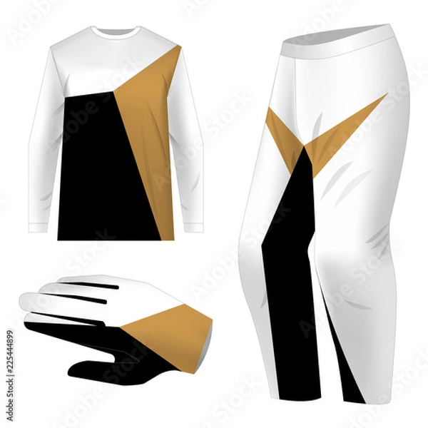 Obraz motocross kit templates