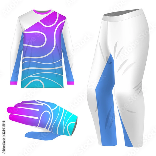 Obraz motocross kit templates