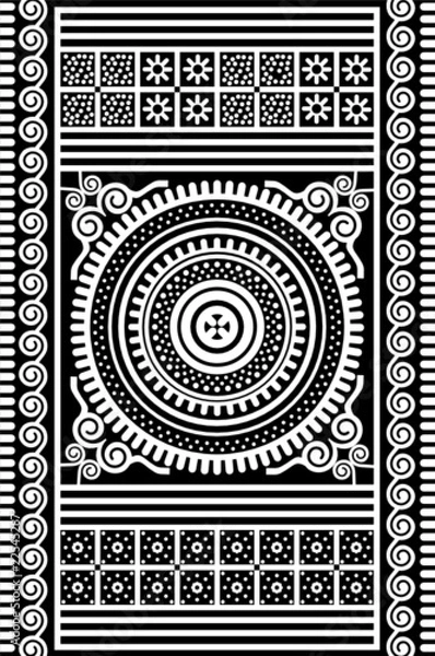 Obraz batik circulos indonesia