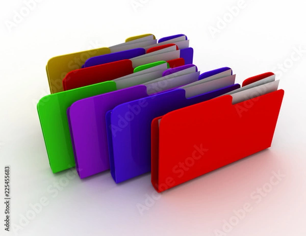 Obraz folder concept