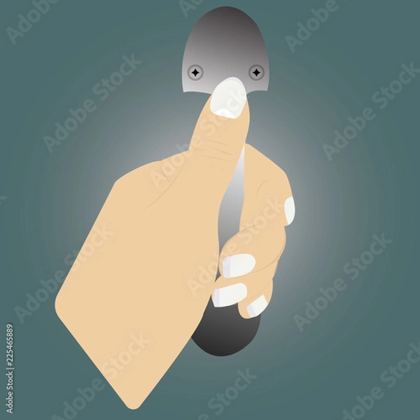 Obraz Vector Door Handles