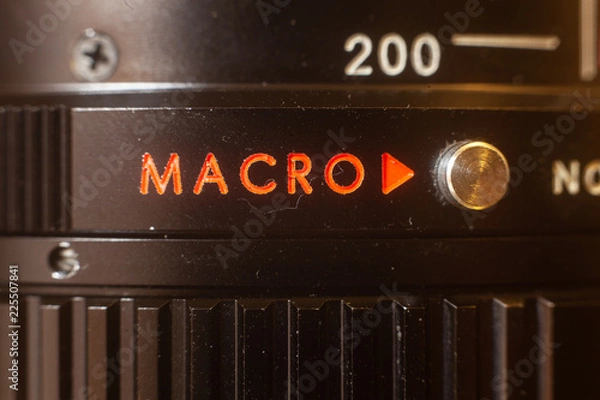 Obraz Camera Lens Macro