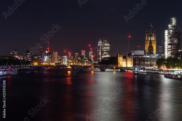 Obraz River cityscape