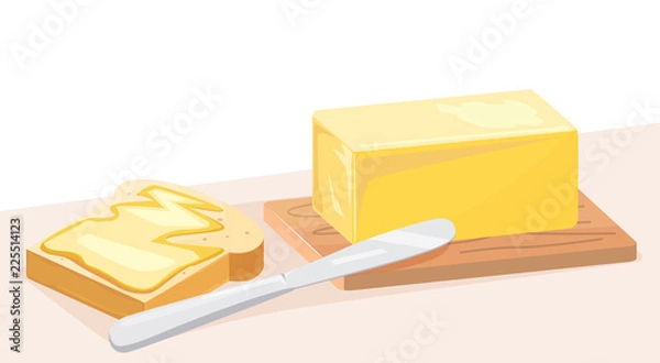 Fototapeta Bread and butter