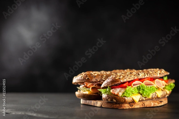 Fototapeta Classic BLT sandwiches